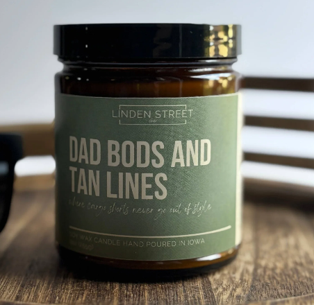 Dad Bods and Tan Lines 9 oz Soy Candle
