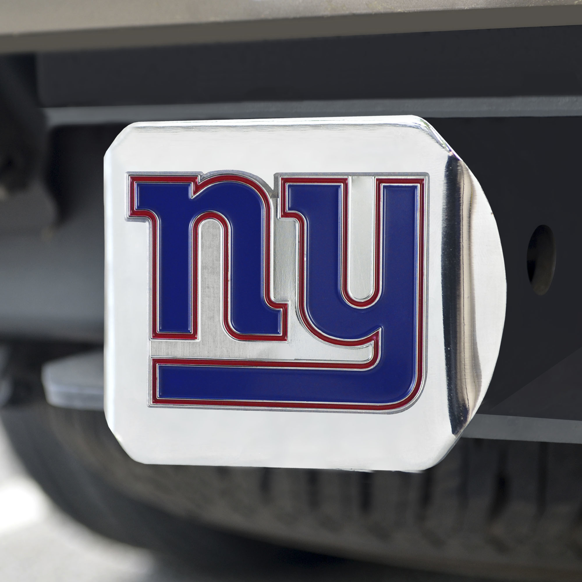 New York Giants Chrome Hitch Cover