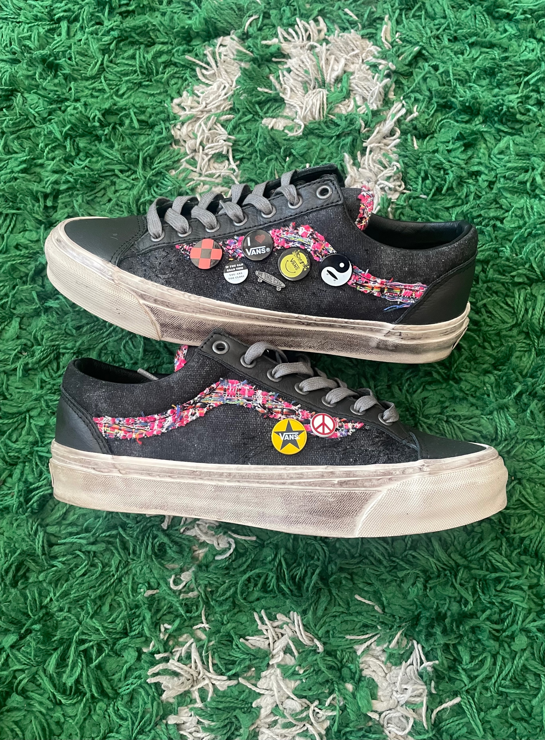 Vans premium old stool 36 souvenir faded black size 9 (used)