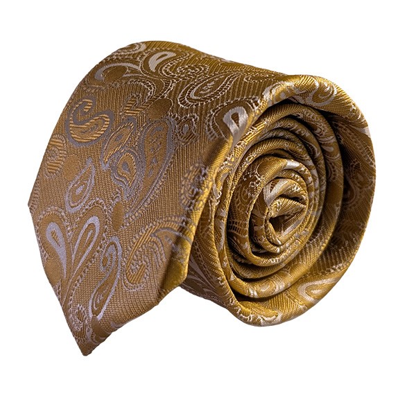 150 X 7 Cm Gold Haze Paisley Tie