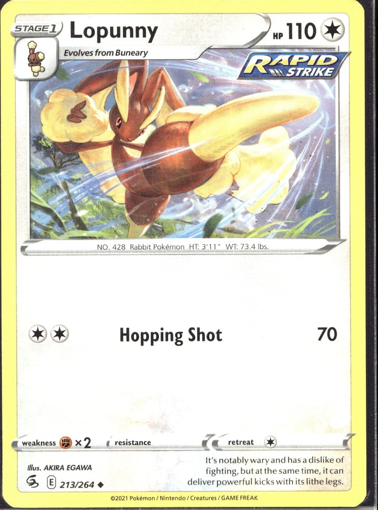 Lopunny - SWSH8 213/264