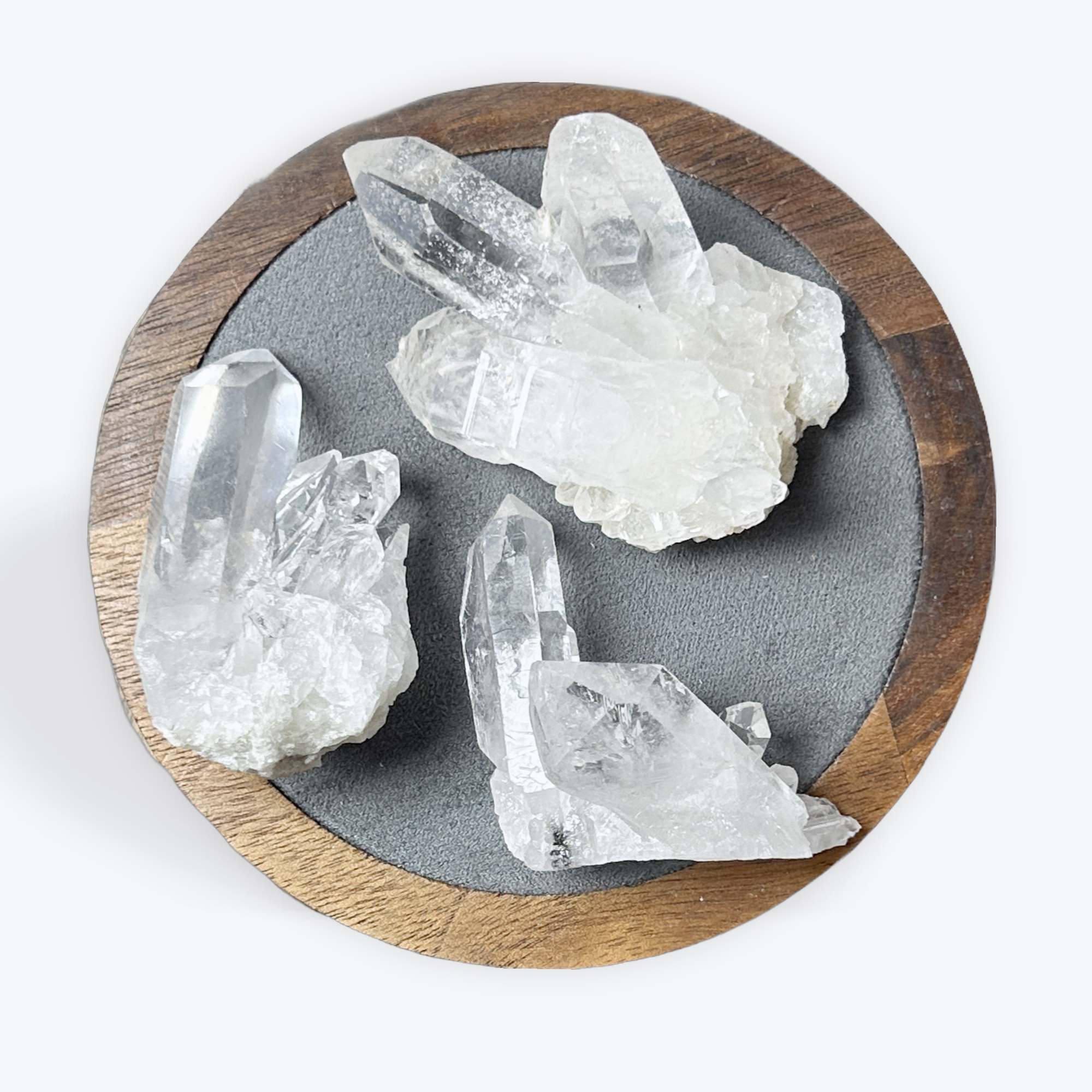 Petit Cristal De Roche Brute — stock Valence
