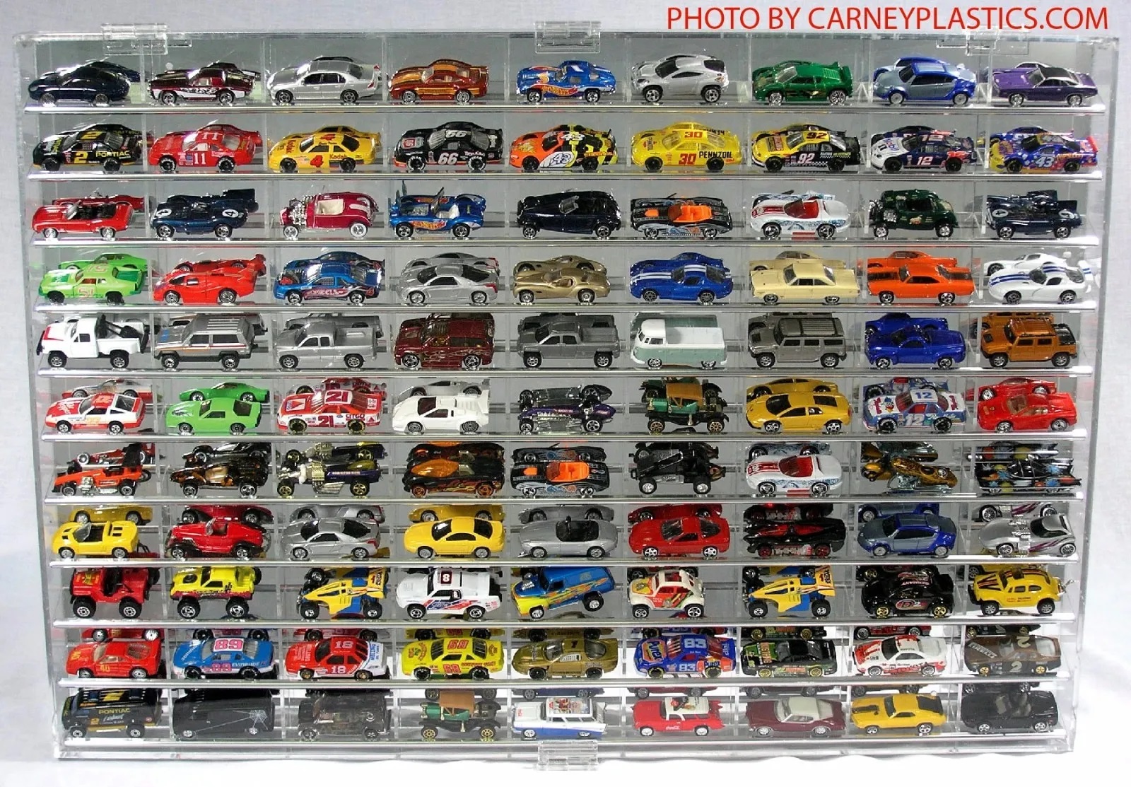 Carney Hot Wheels 144 Angle Display Case