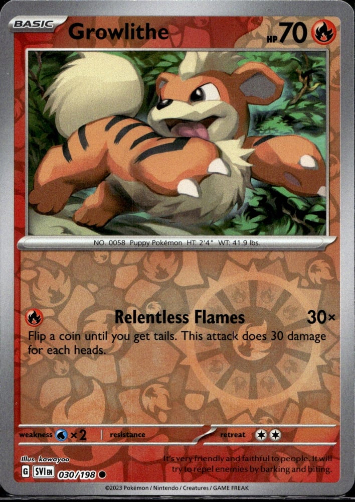 Growlithe - SV01 30/198