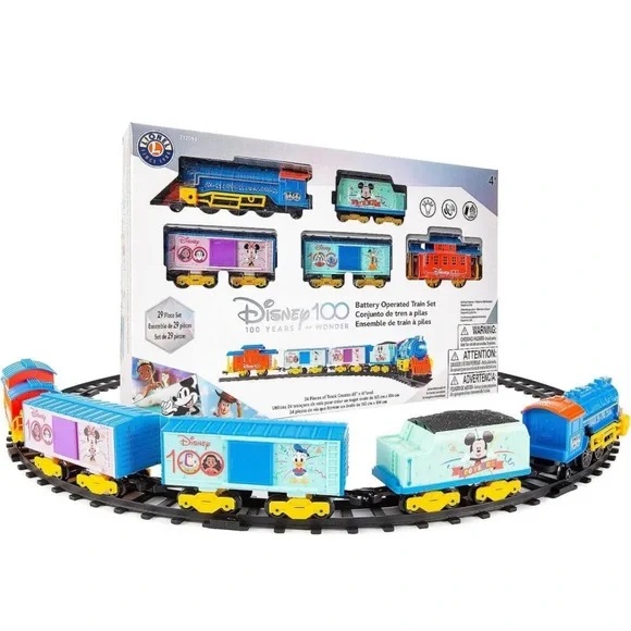 Disney 100 Years Of Wonder Battery Powered Toy Train Set 712093