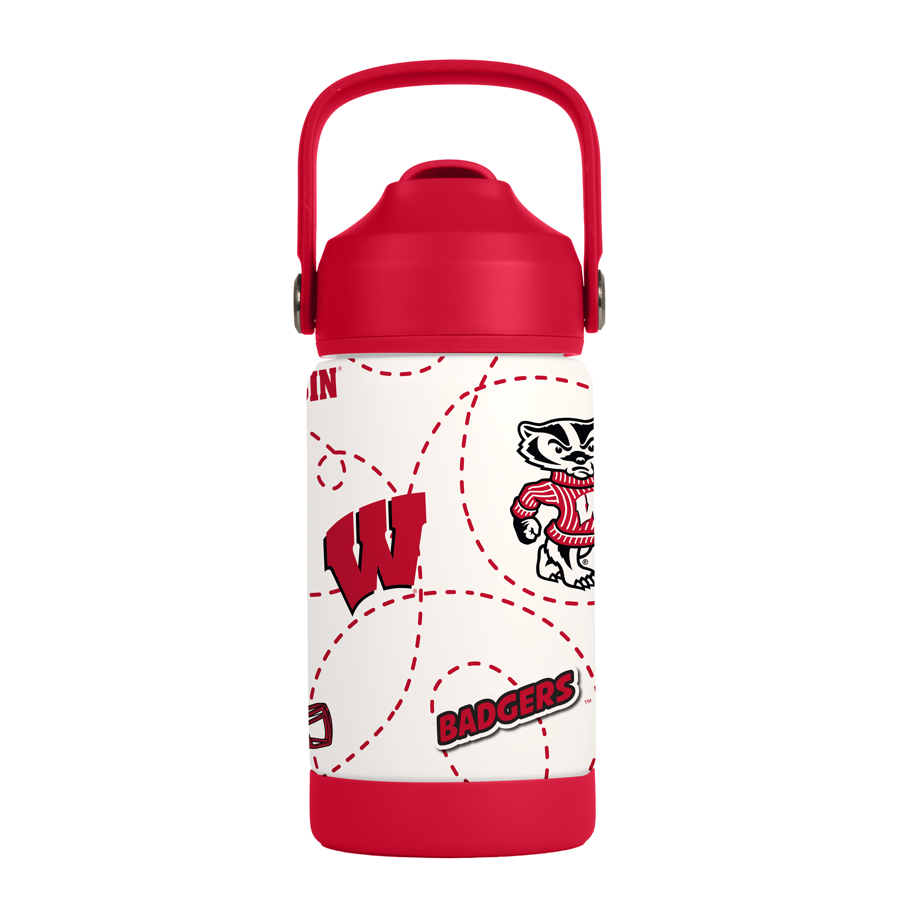 Wisconsin Badgers Kids Stainless Steel Mascot Bottle 12oz