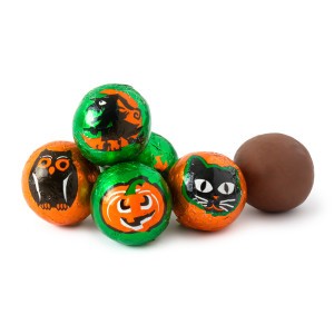 Madelaine Halloween Milk Chocolate Foiled Balls 5lb
