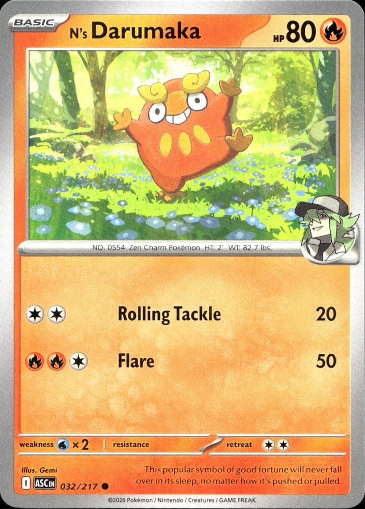 N's Darumaka - ME02.5 32/217