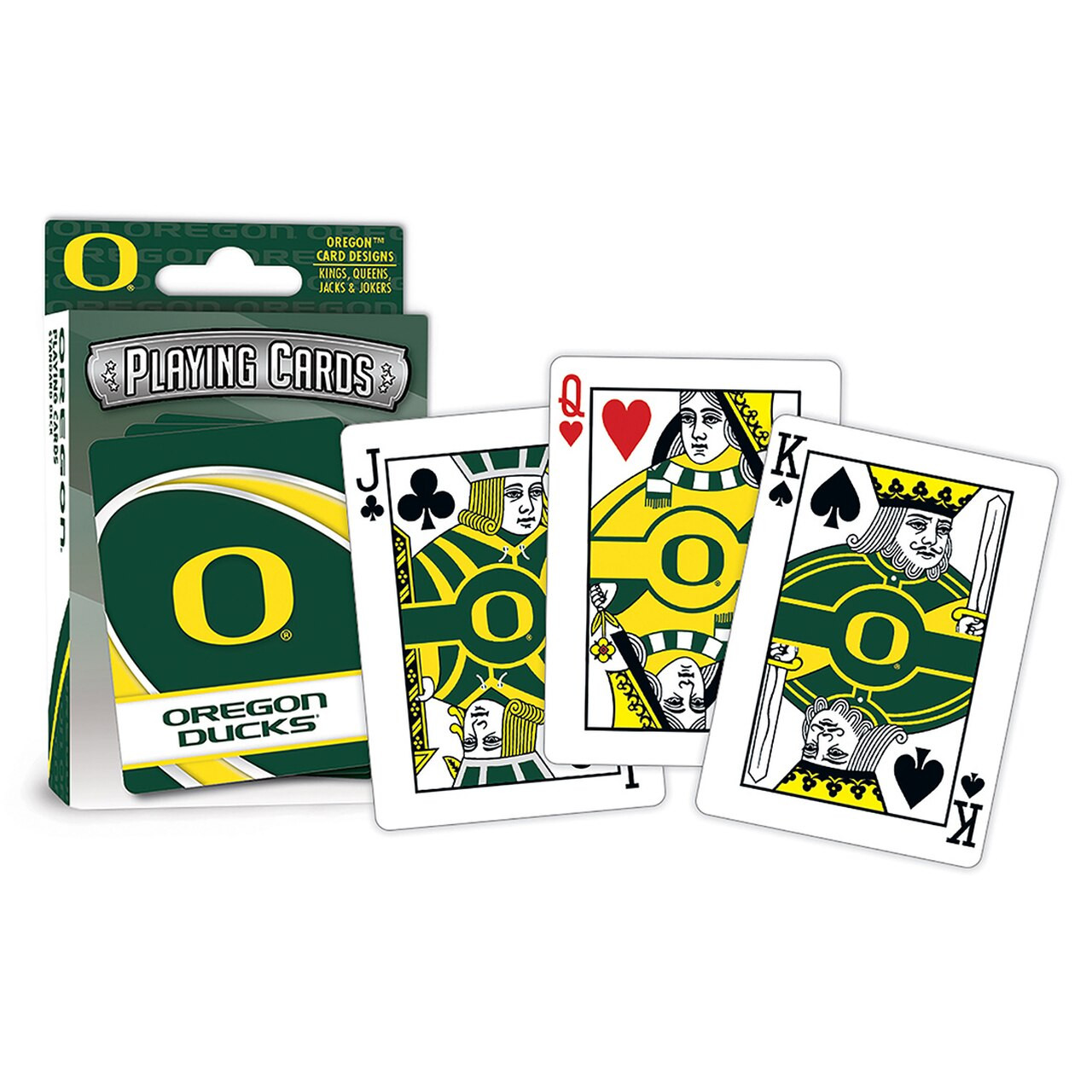 Oregon Ducks Logo Playing Cards