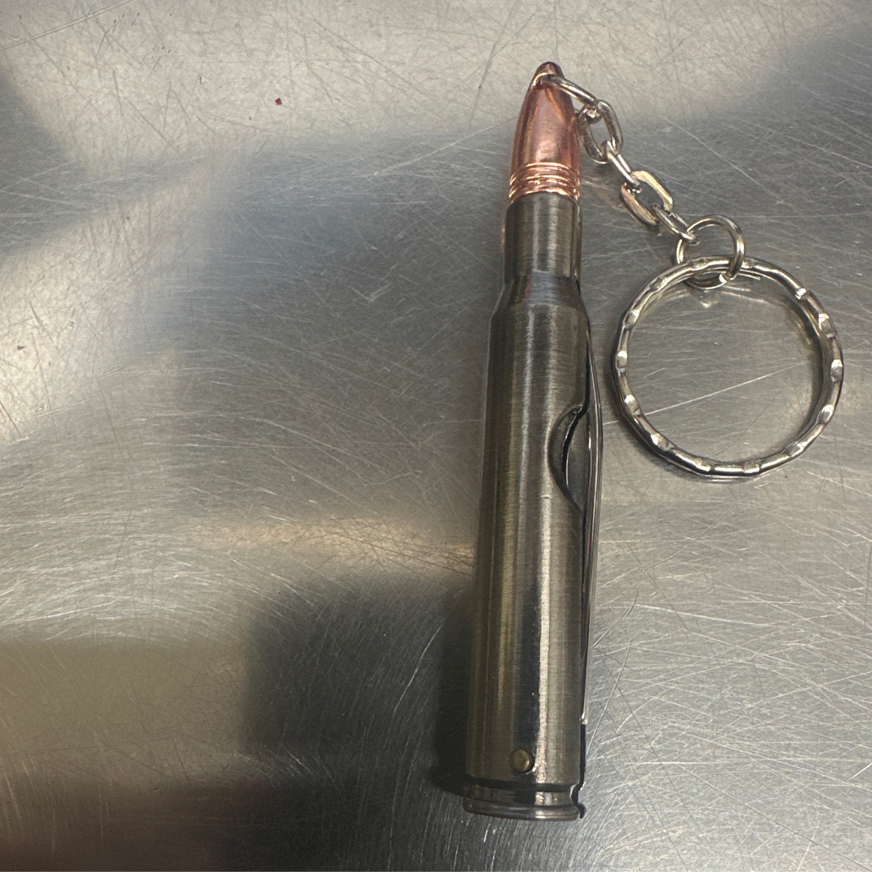 Bullet Knife with Keychain