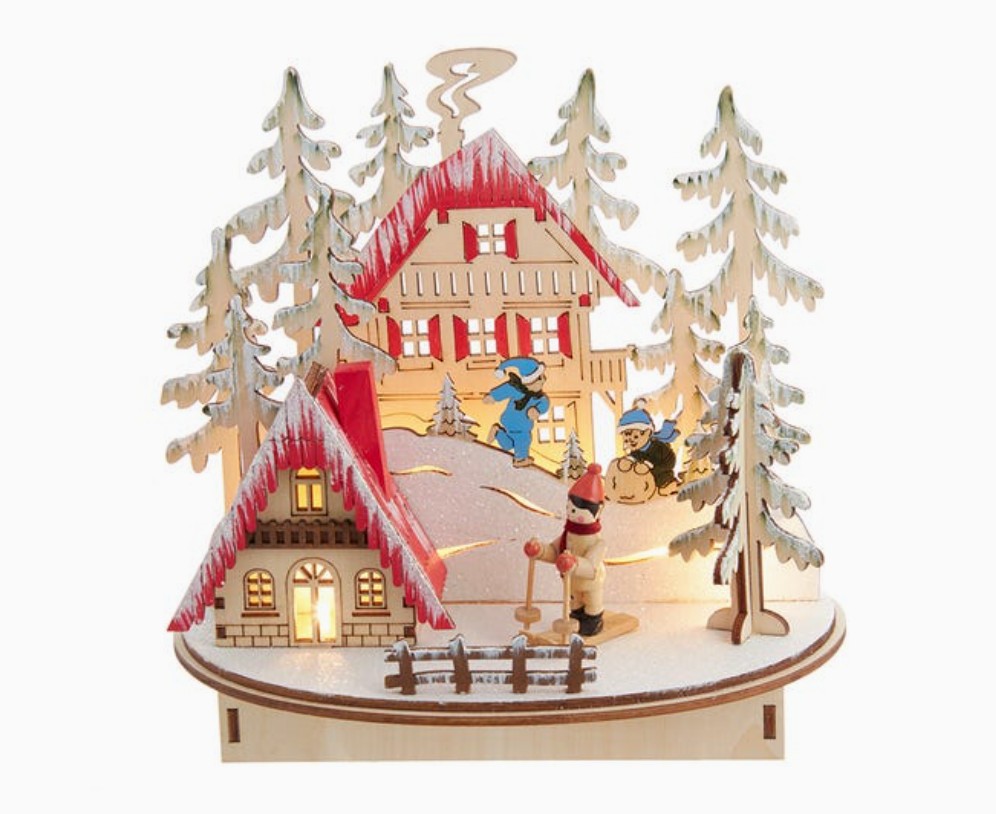 Ski Chalet Light-up Village