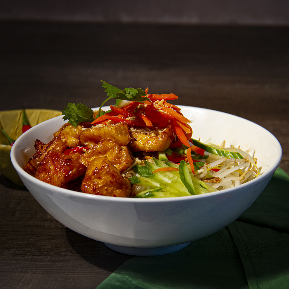 V1-Lemongrass Tofu Vermicelli | Bún Xào Chay