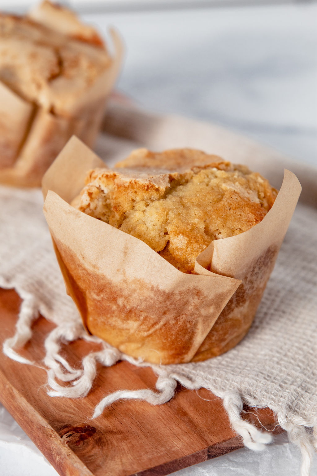 Peach Cardamom Muffin