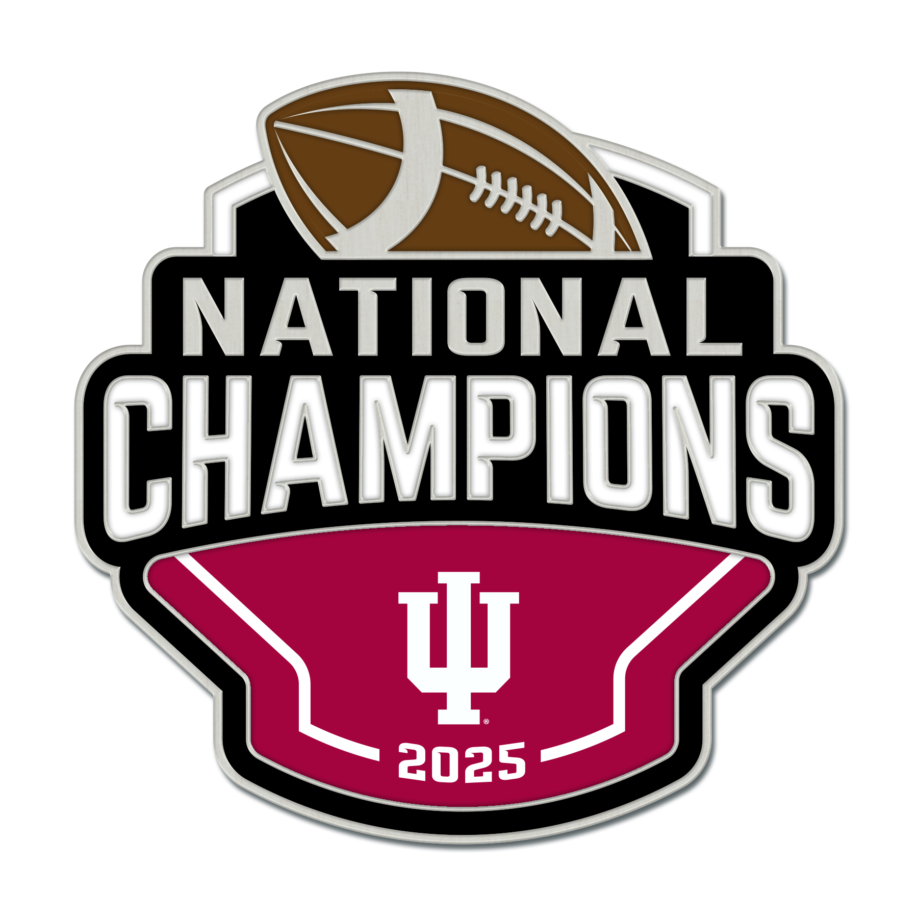 Indiana Hoosiers 2025 National Champions Trading Pin