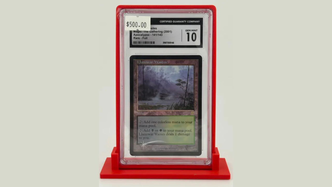 Llanowar Wastes Apocalypse Foil #141 CGC 10