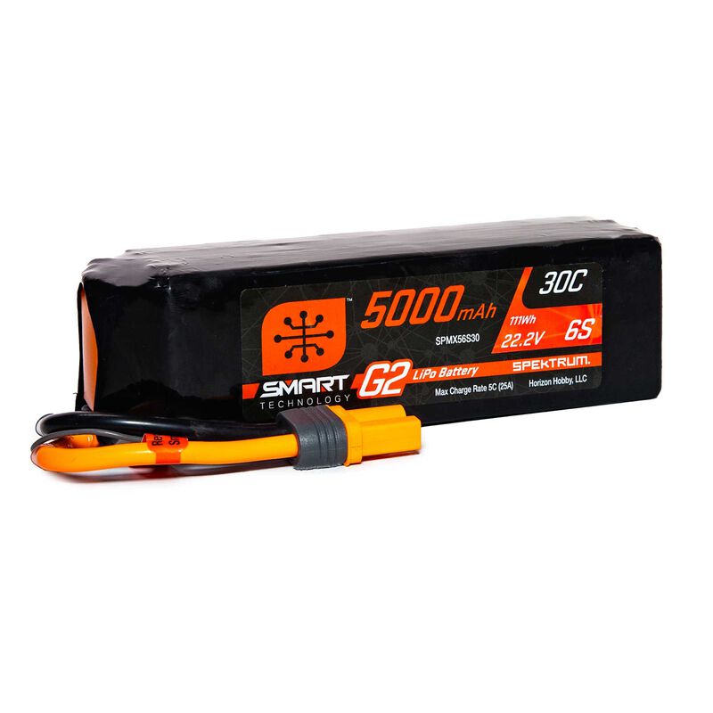 5000mah 6S 22.2V Smart G2 30C IC5 SPMX56S30