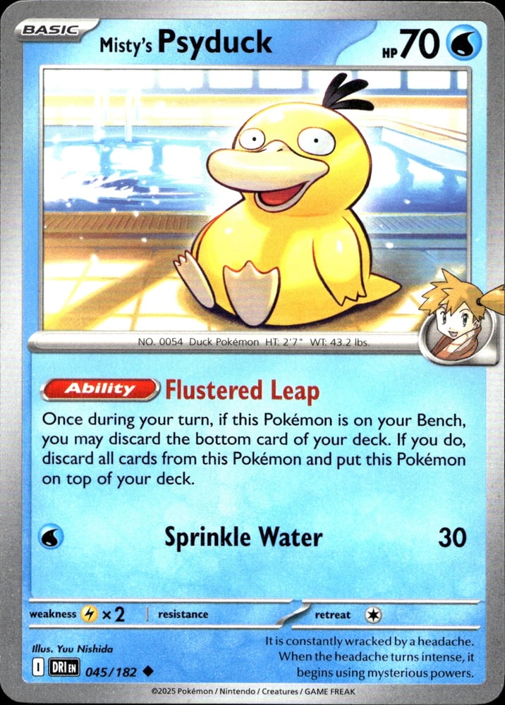 Misty's Psyduck - SV10 45/182