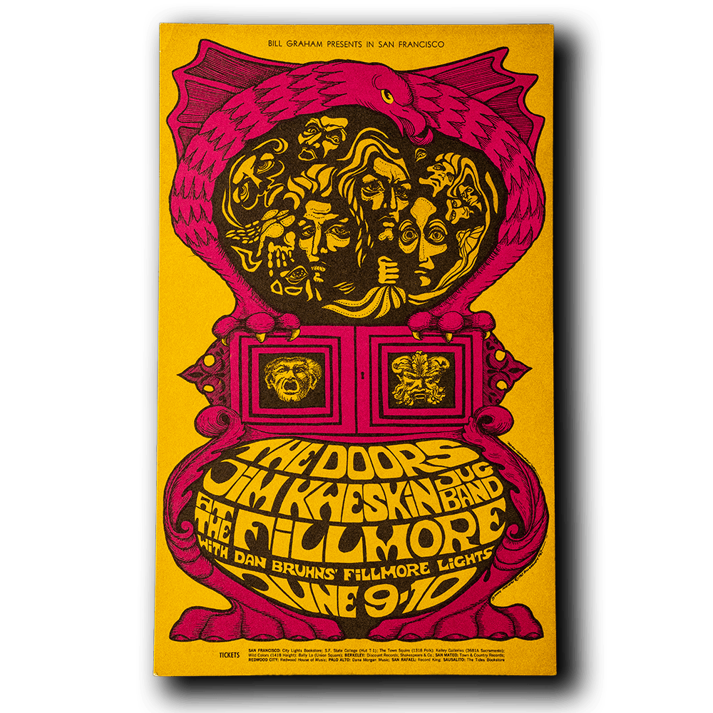Doors, The -- June 9, 1967 [Postcard]
