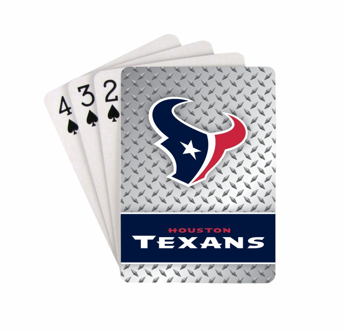 Houston Texans Diamond Plate Playing Cards