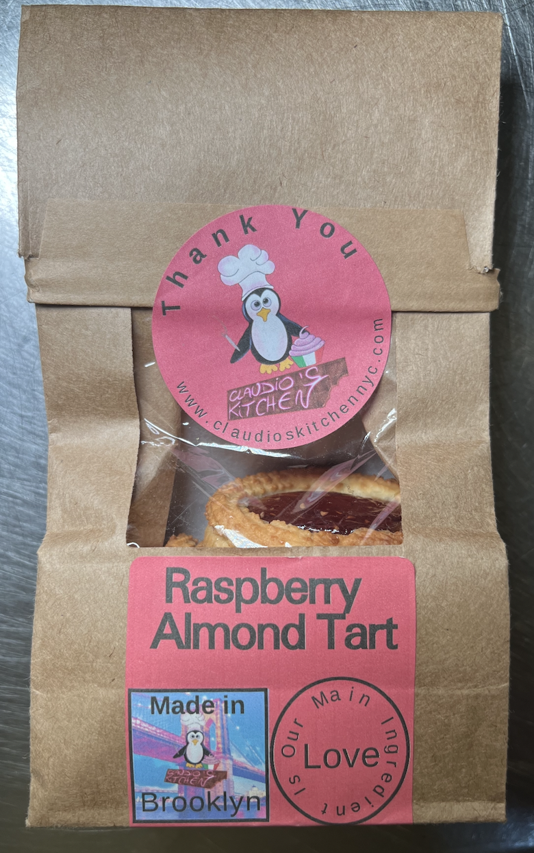 Raspberry Almond Tart (6 pcs)