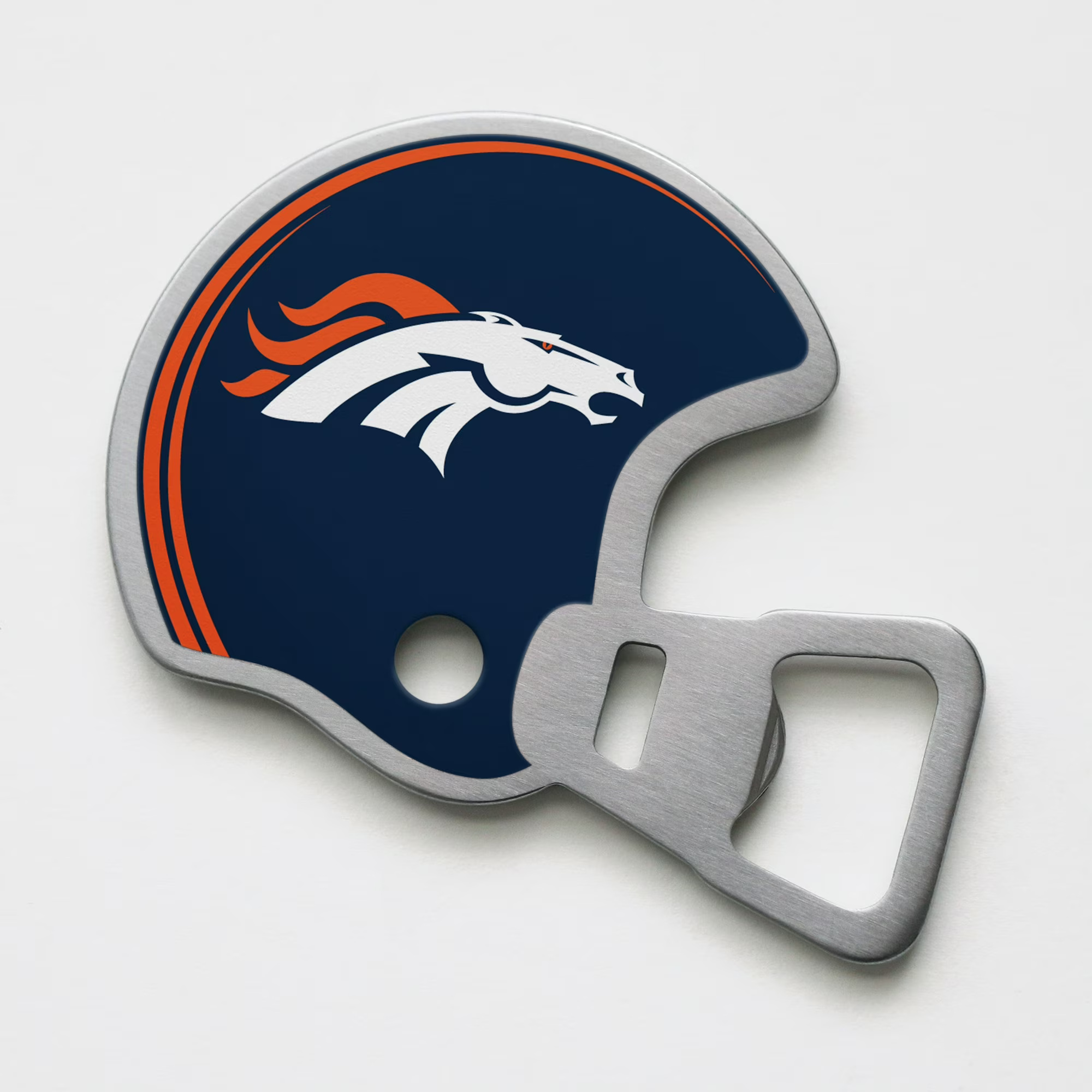 Denver Broncos Magnetic Stainless Steel Bottle Opener