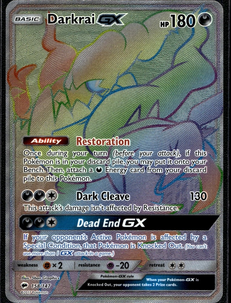 Darkrai GX - SM3 158/147