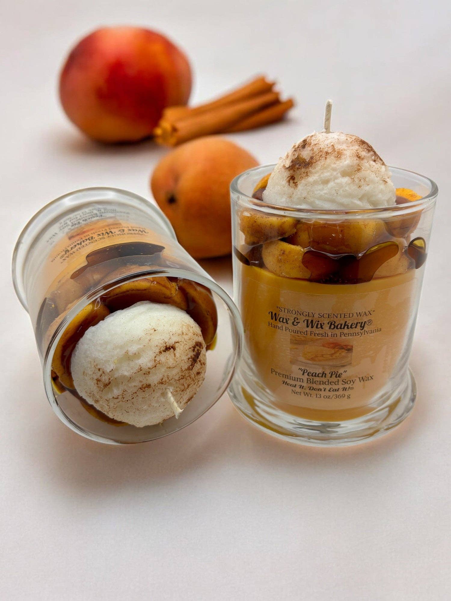Wax and Wix - Peach Pie Candle
