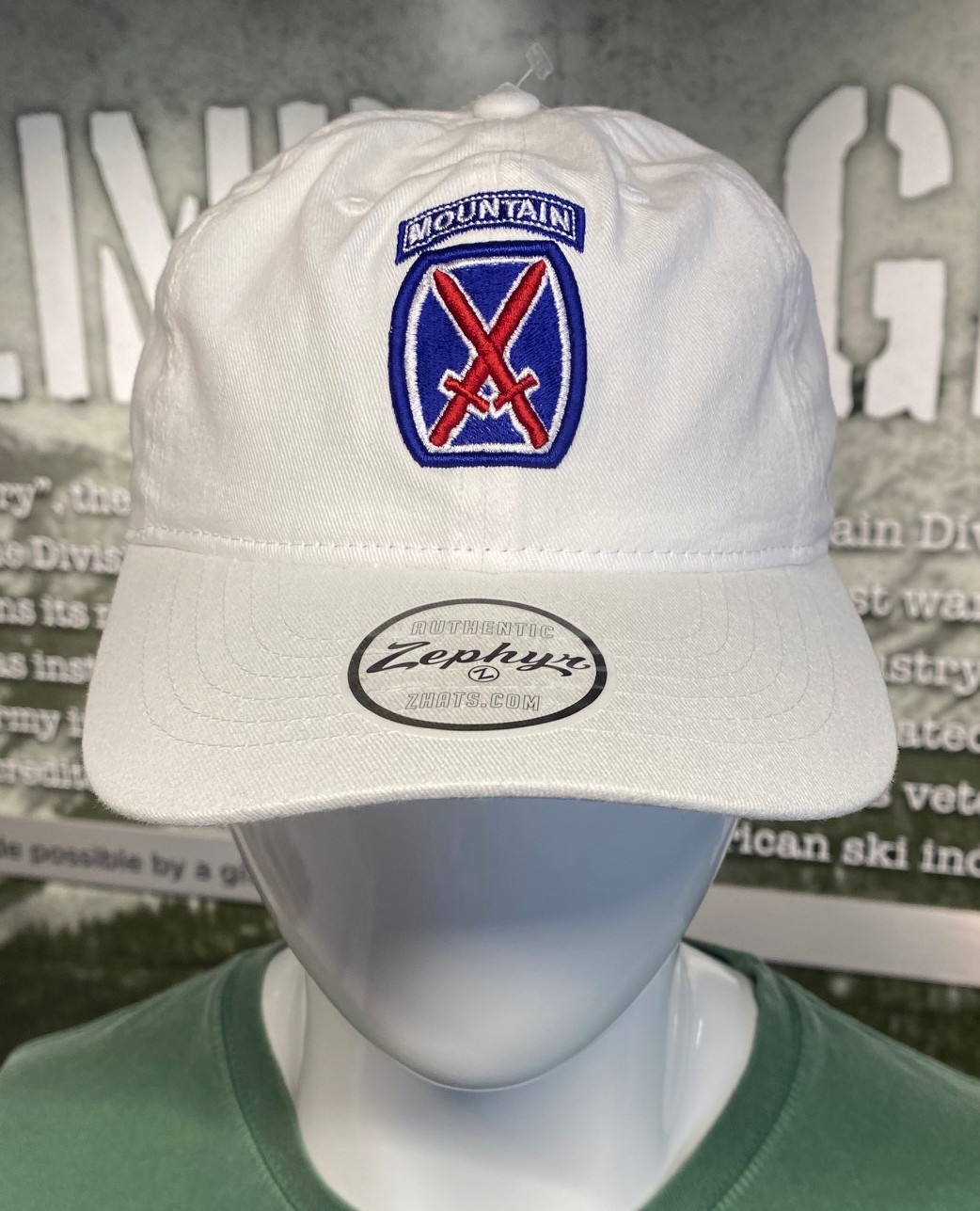 10th Mountain Division White Hat