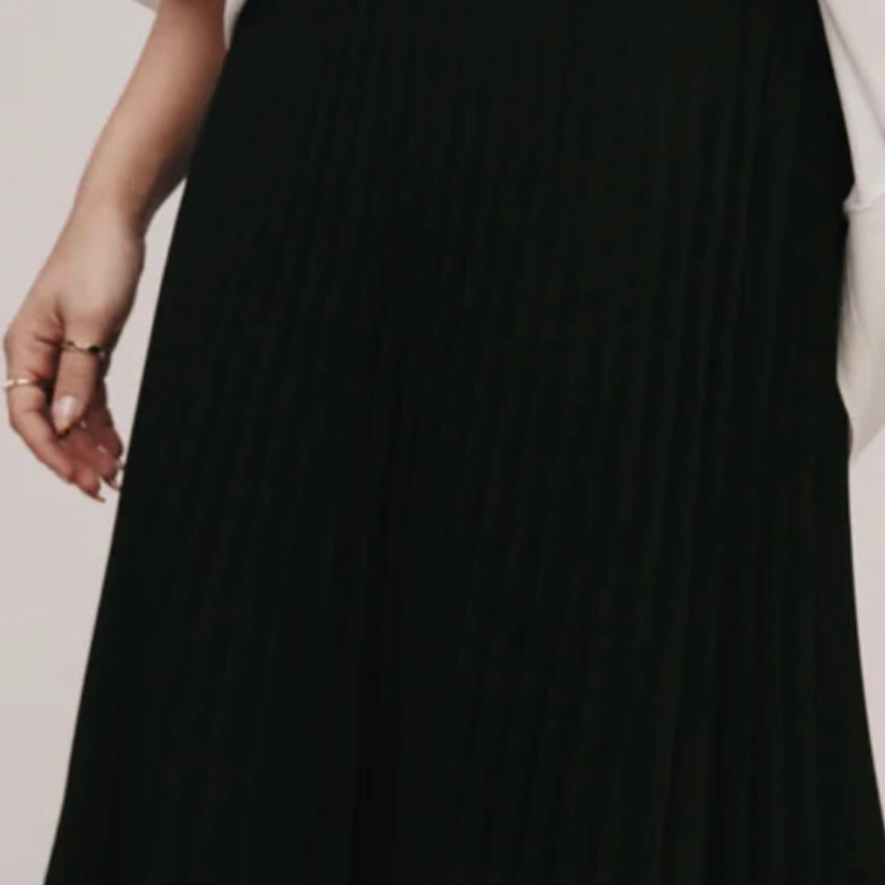 Pleated Skirt in Black — product photo