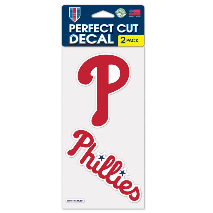 Philadelphia Phillies Perfect Cut Decals 2 pack
