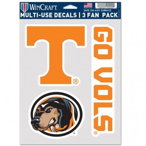 Tennessee Volunteers Multi Use 3 Pack Fan Decals