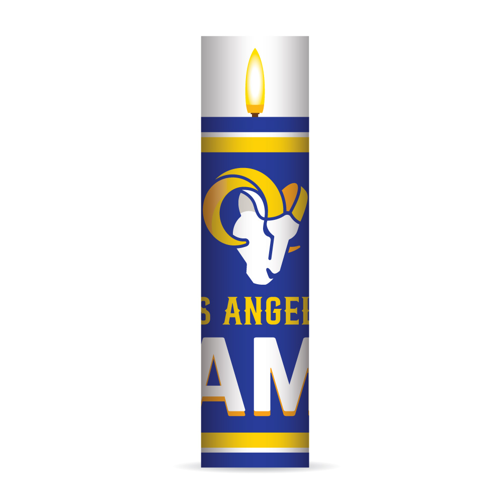 Los Angeles Rams Electronic Candle