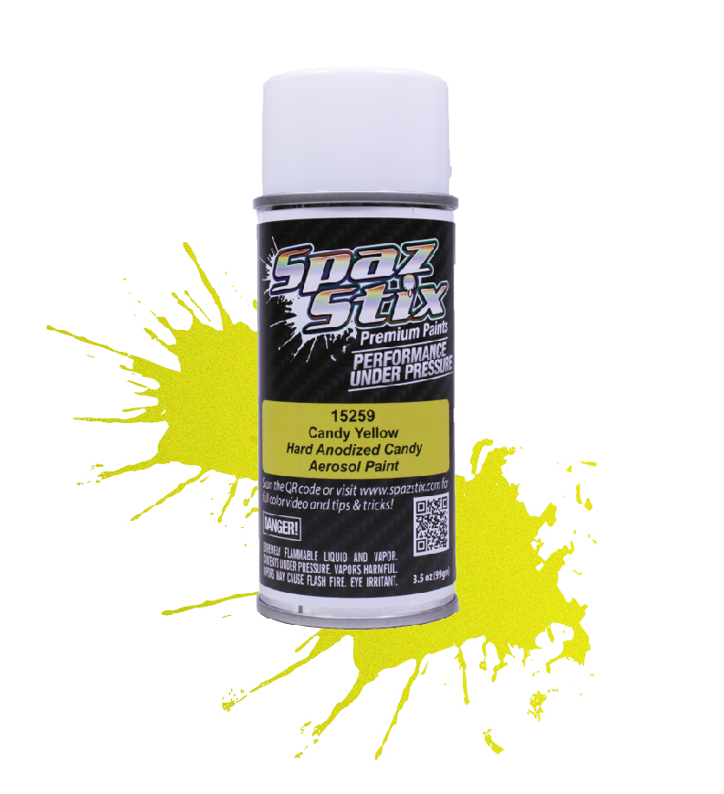 Candy Yellow Hard Anodized Candy Aerosol Paint 3.5oz 15259