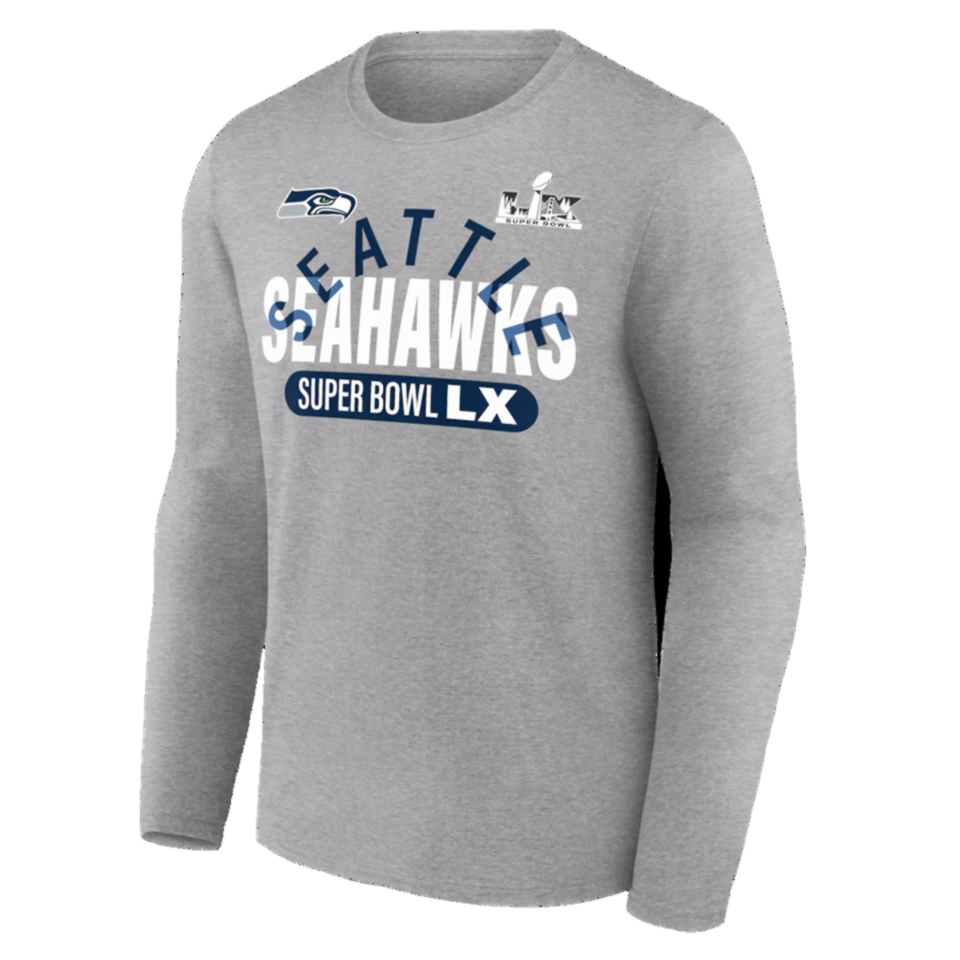 Seattle Seahawks Super Bowl LX Game Plan Long Sleeve Shirt