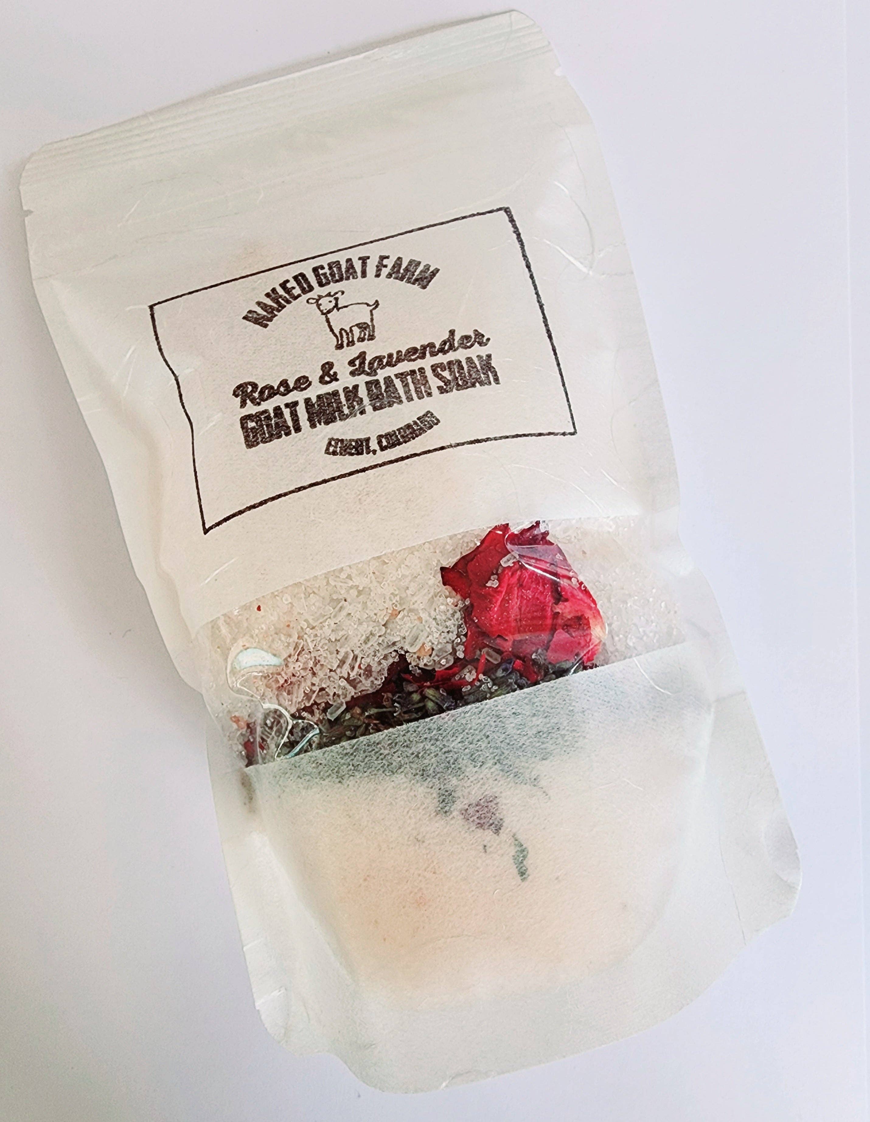 Naked Goat Farm - Rose & Lavender Bath Soak