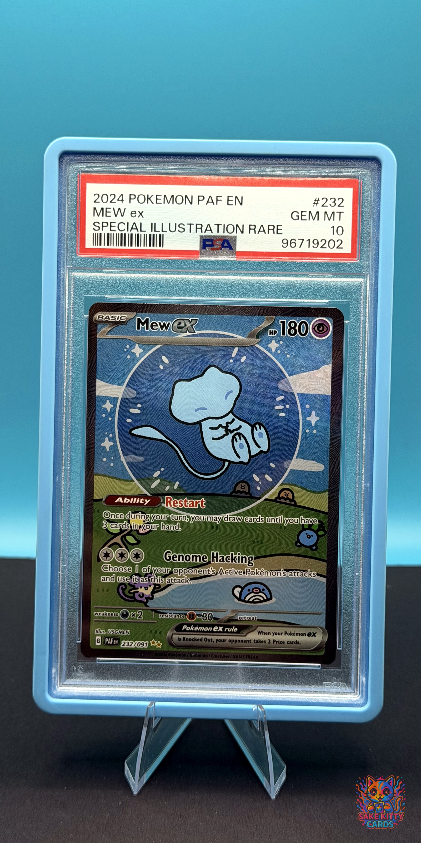 PSA 10 2024 SV: Paldean Fates Mew ex #232/091