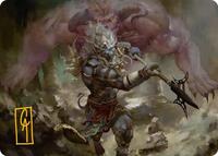 Kimahri, Valiant Guardian Art Card (Gold-Stamped Signature) ASFIN 29