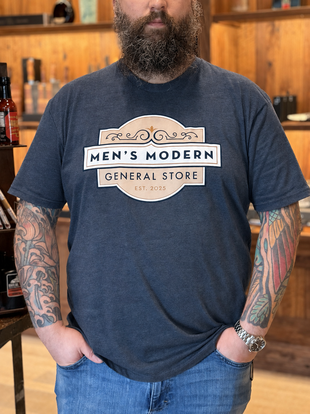 TShirt - Navy MMGS Badge
