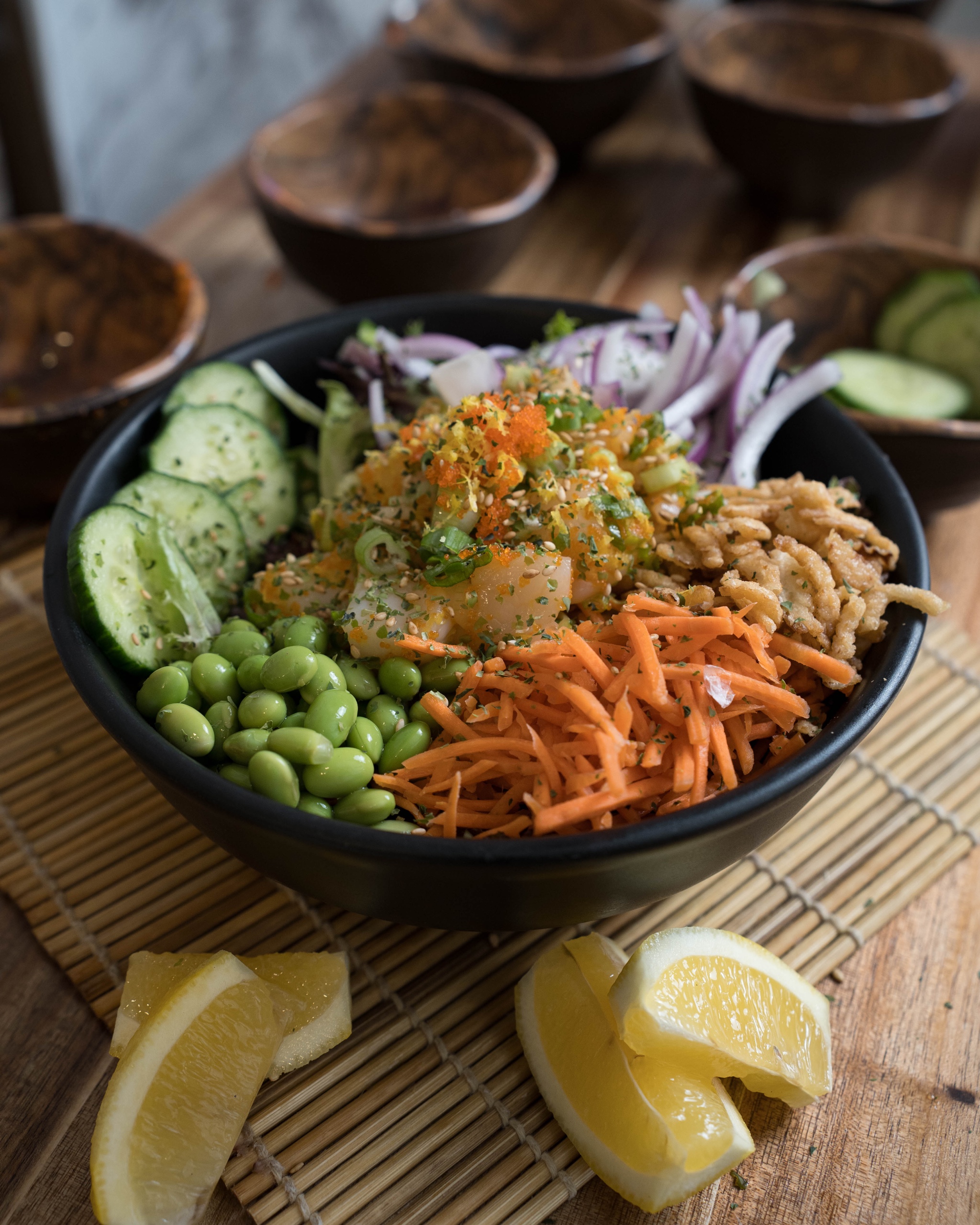 Creamy Scallop Poké Bowl