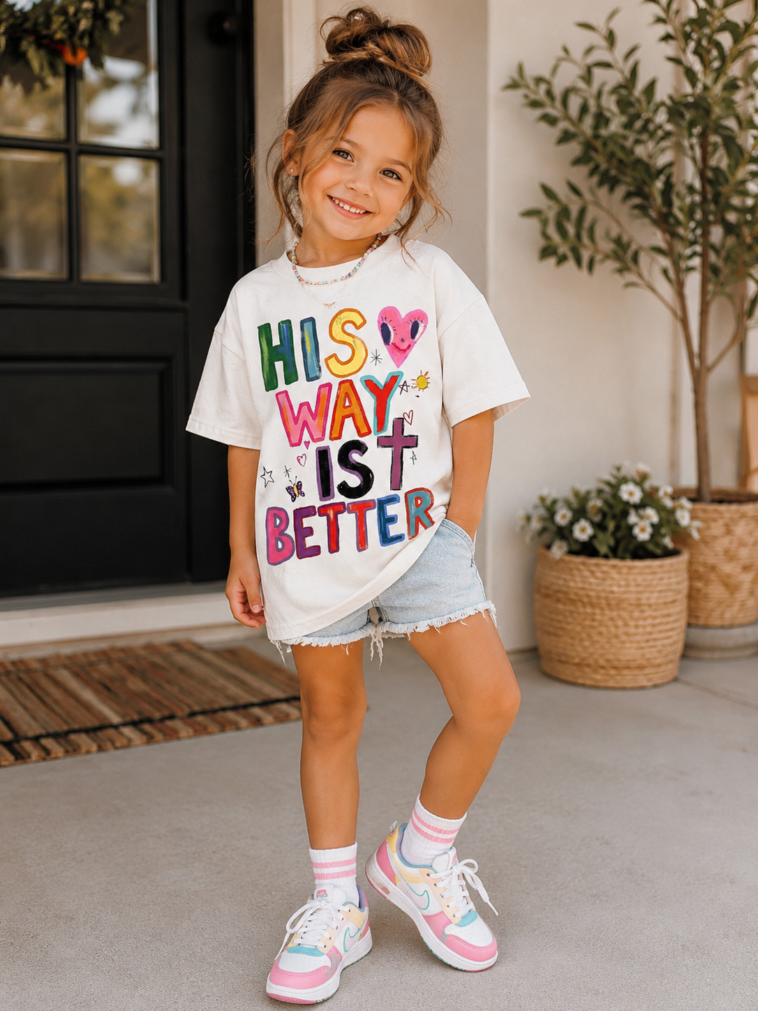 His Way Is Better Kids Tee: YL