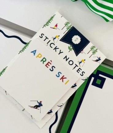 Apres Ski Sticky Notes