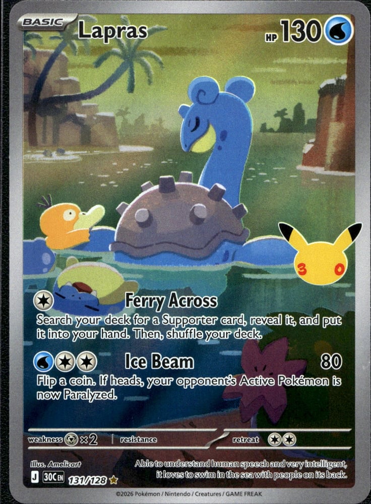 Lapras - 30TH 131/128