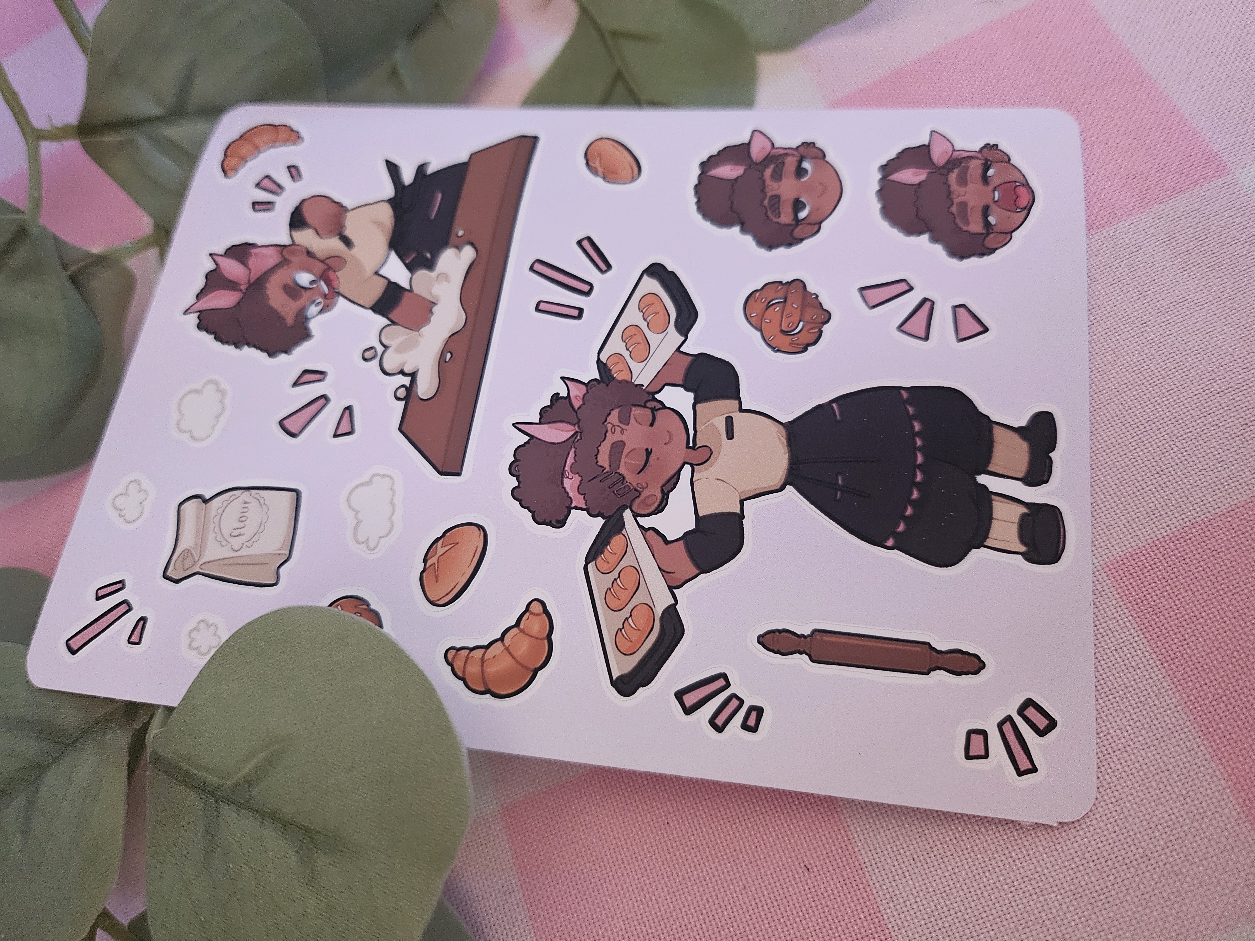 Levin Baker Sticker Sheet