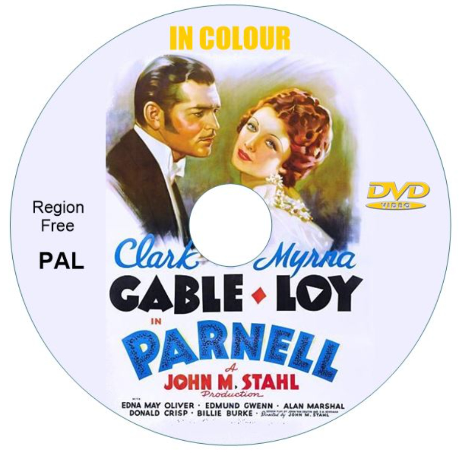 Parnell. Clark Gable (1937) in Color. DVD