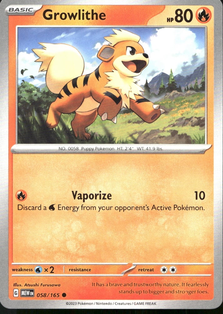 Growlithe - SV03.5 58/165