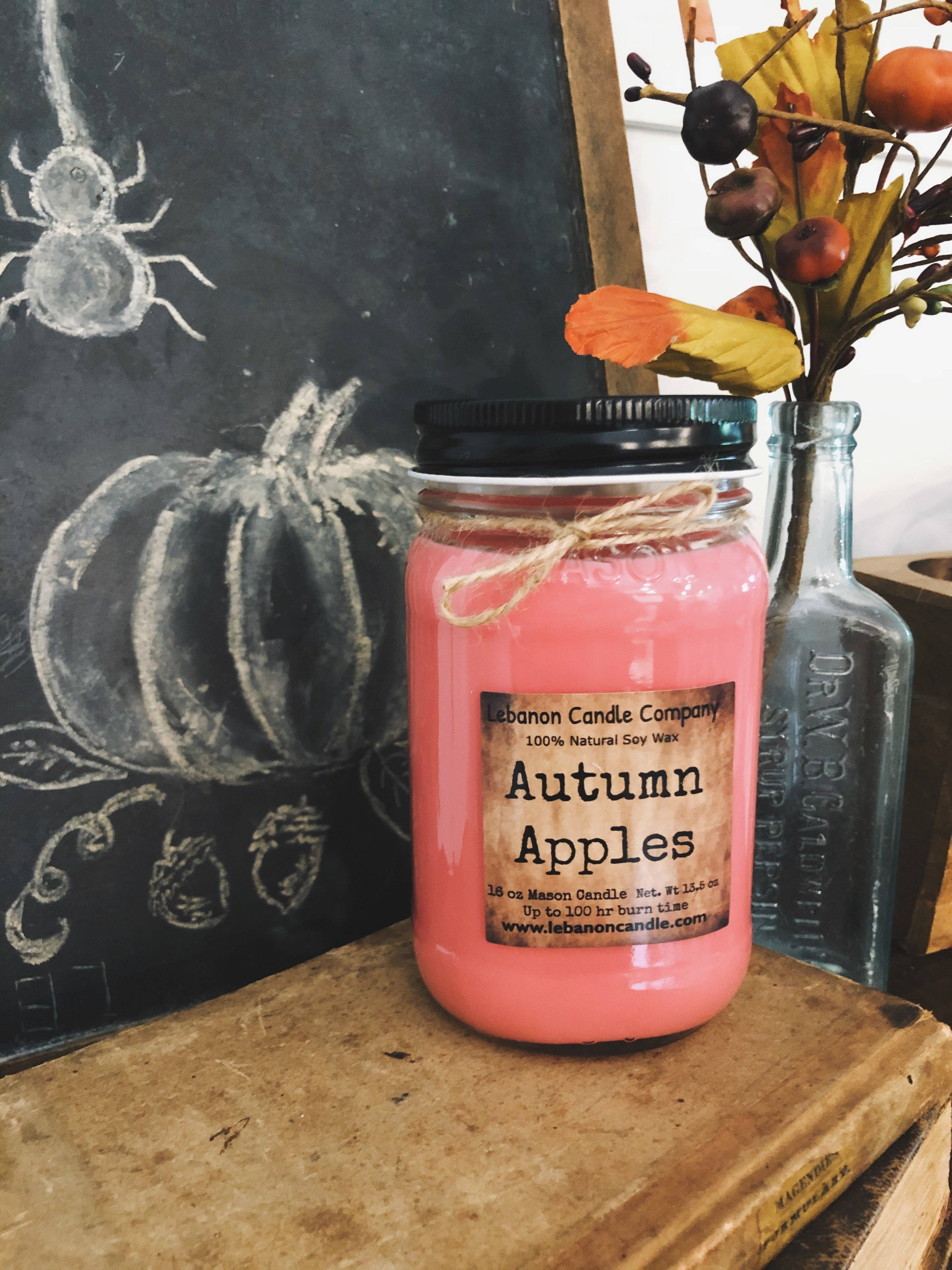 Autumn Apples: Candle