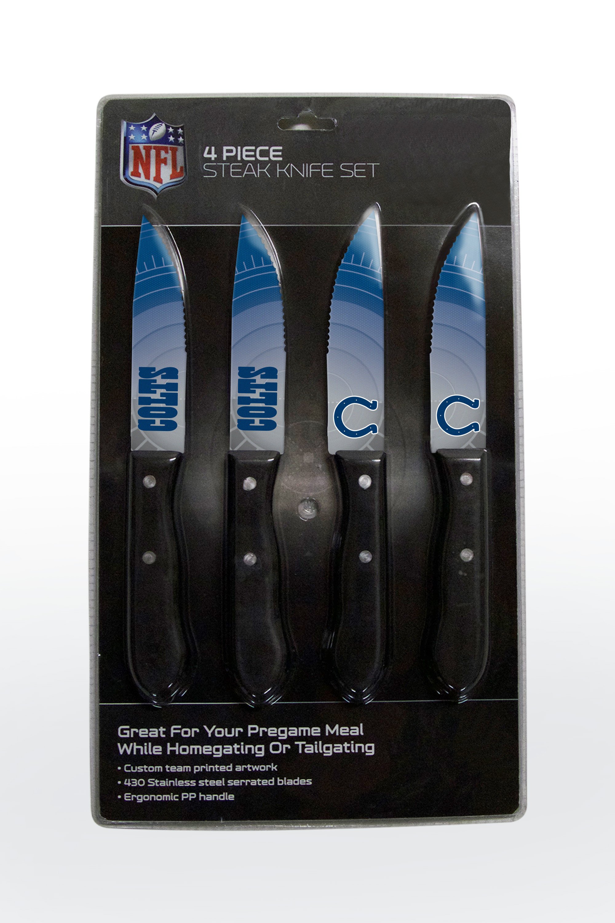 Indianapolis Colts Steak Knife 4 Pack Set