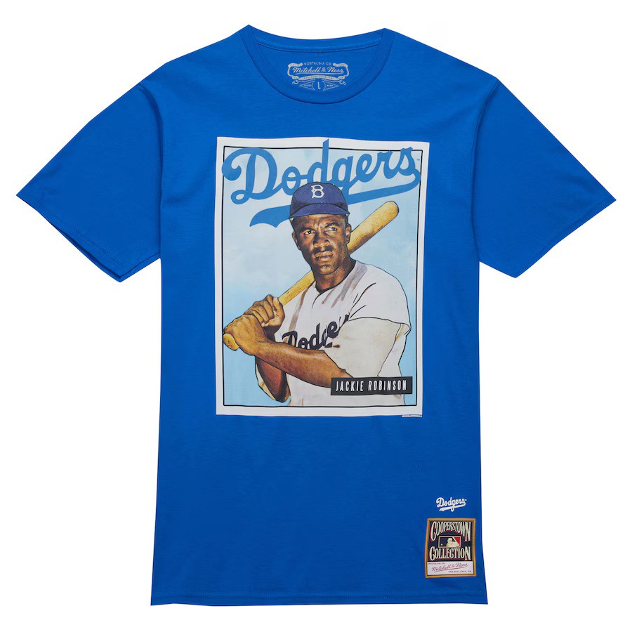 Brooklyn Dodgers Jackie Robinson Royal Mitchell & Ness Cooperstown Collection Collectors Connection Shirt