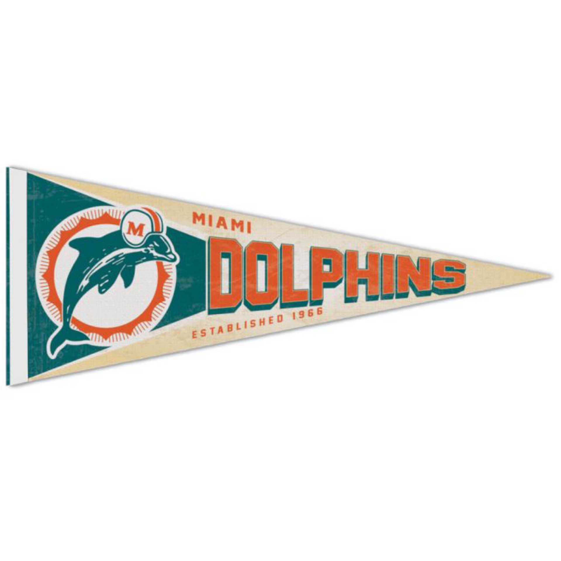 Miami Dolphins Retro Premium Pennant 12x30"