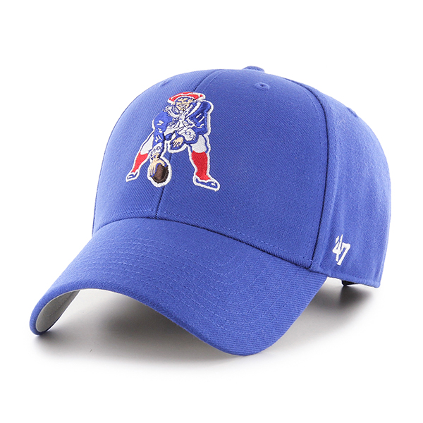New England Patriots Historic Royal '47 Brand MVP Adjustable Hat